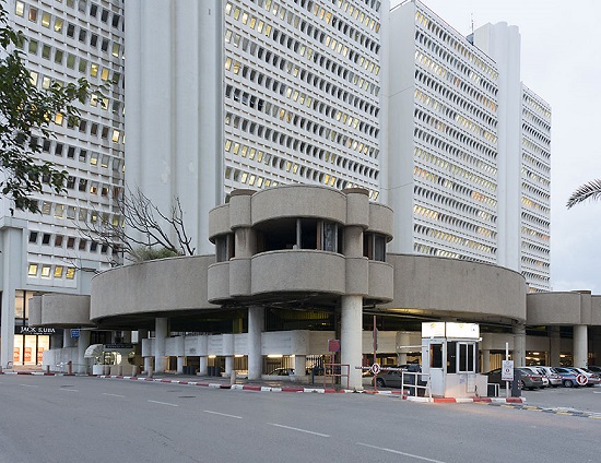 Dan hotel parking lot, Tel Aviv, Israel, 2015