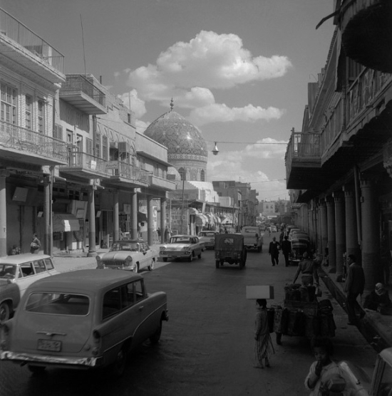 Latifalani-Rashid street  Haydarkhana  baghdad  1961