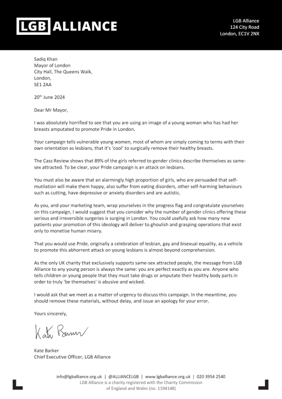 LGB letter